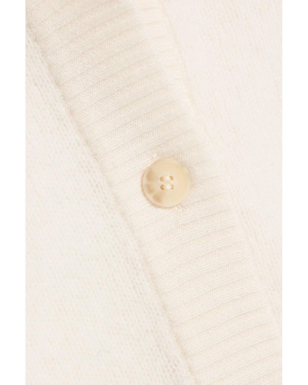 NAADAM White Cashmere Cardigan