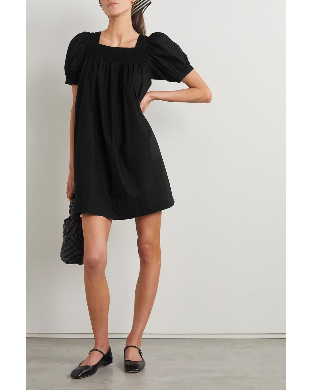 black corset feather dress Clarisse 810951 designed for the sophisticated Color:Espresso Stripe Sequin Splicing Mesh See-Through winter-global-merch-boost