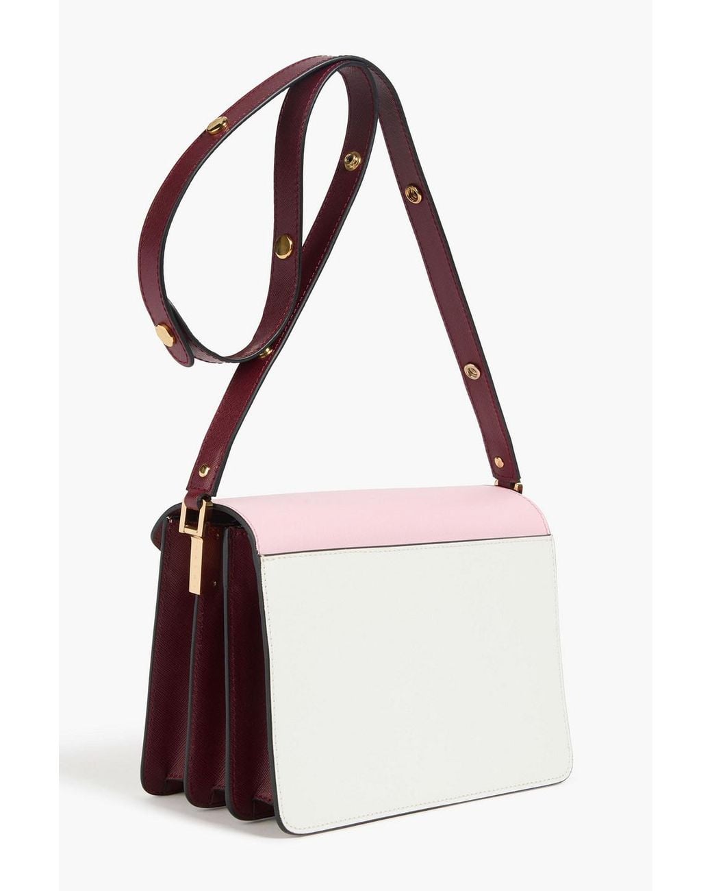 Marni Pink Trunk Leather Cross-Body Bag