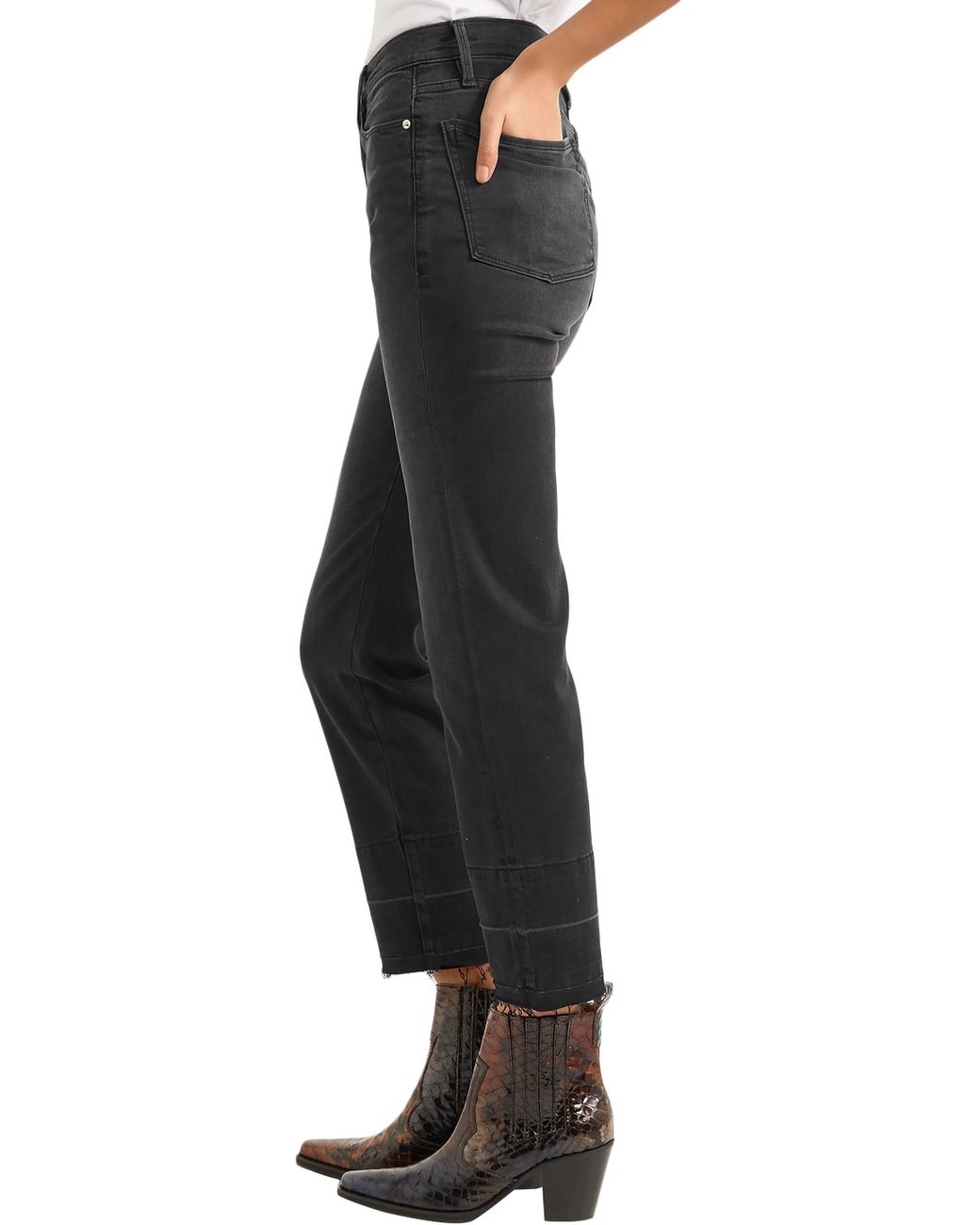 FRAME Denim Le Nouveau Cropped High 