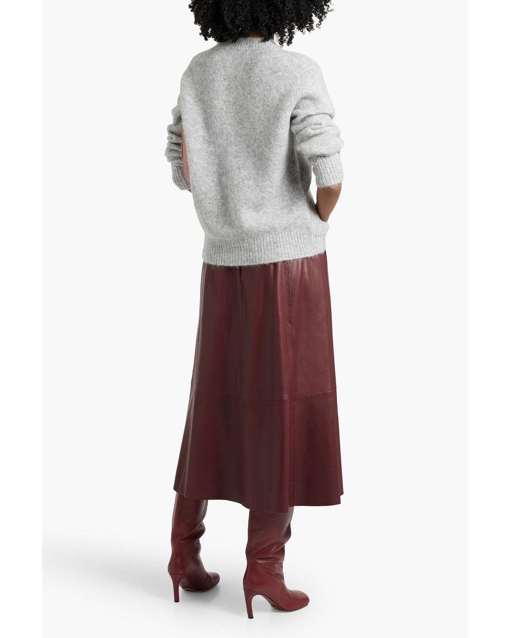 Vince Gray Alpaca-blend Sweater