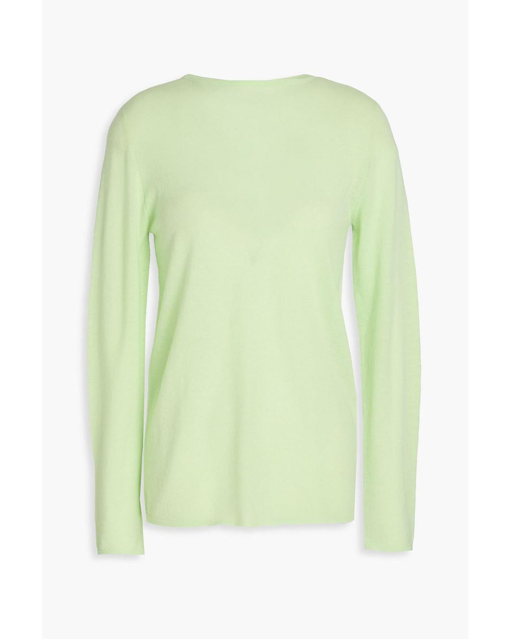 Tibi Green Wool-blend Sweater