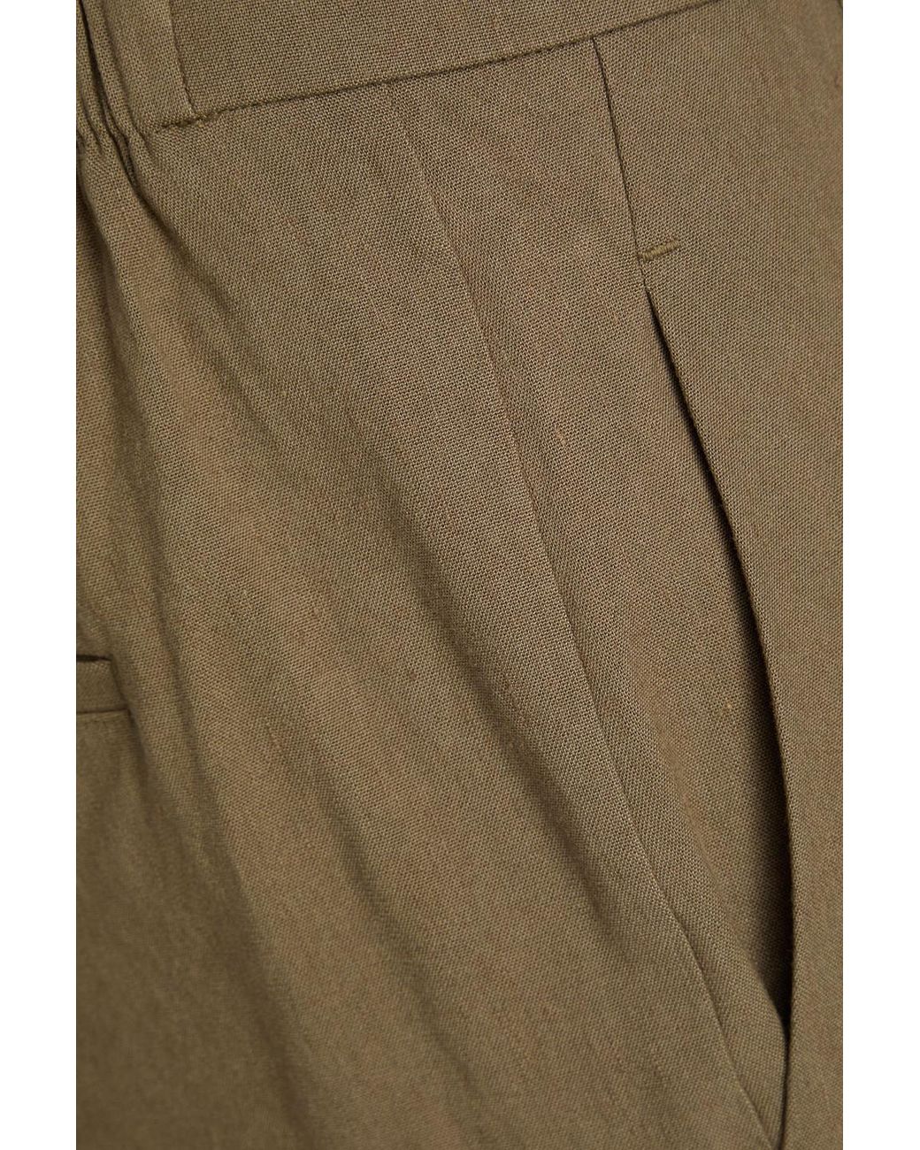 Vince Natural Hose mit geradem bein aus einer leinenmischung