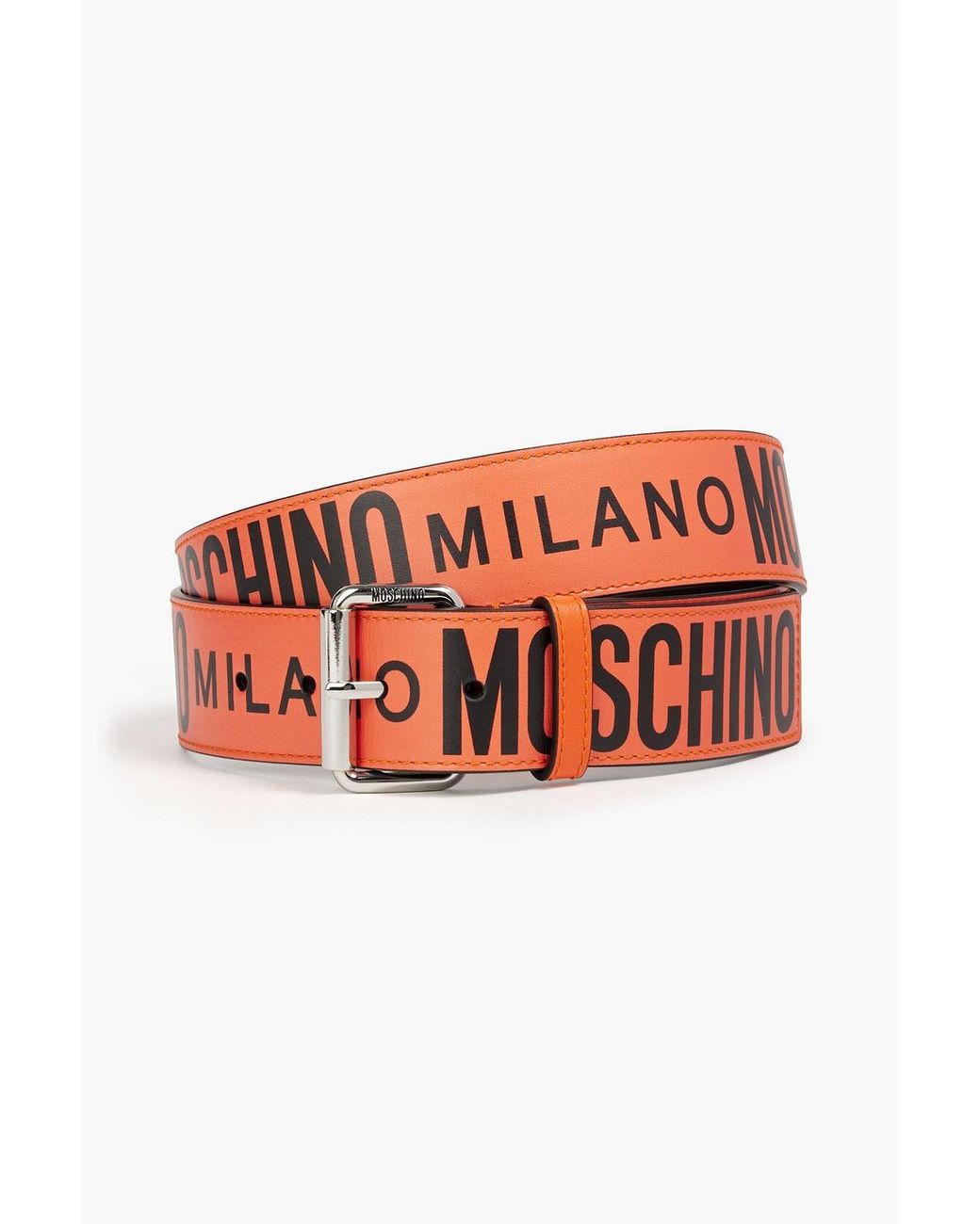 Orange shop moschino belt
