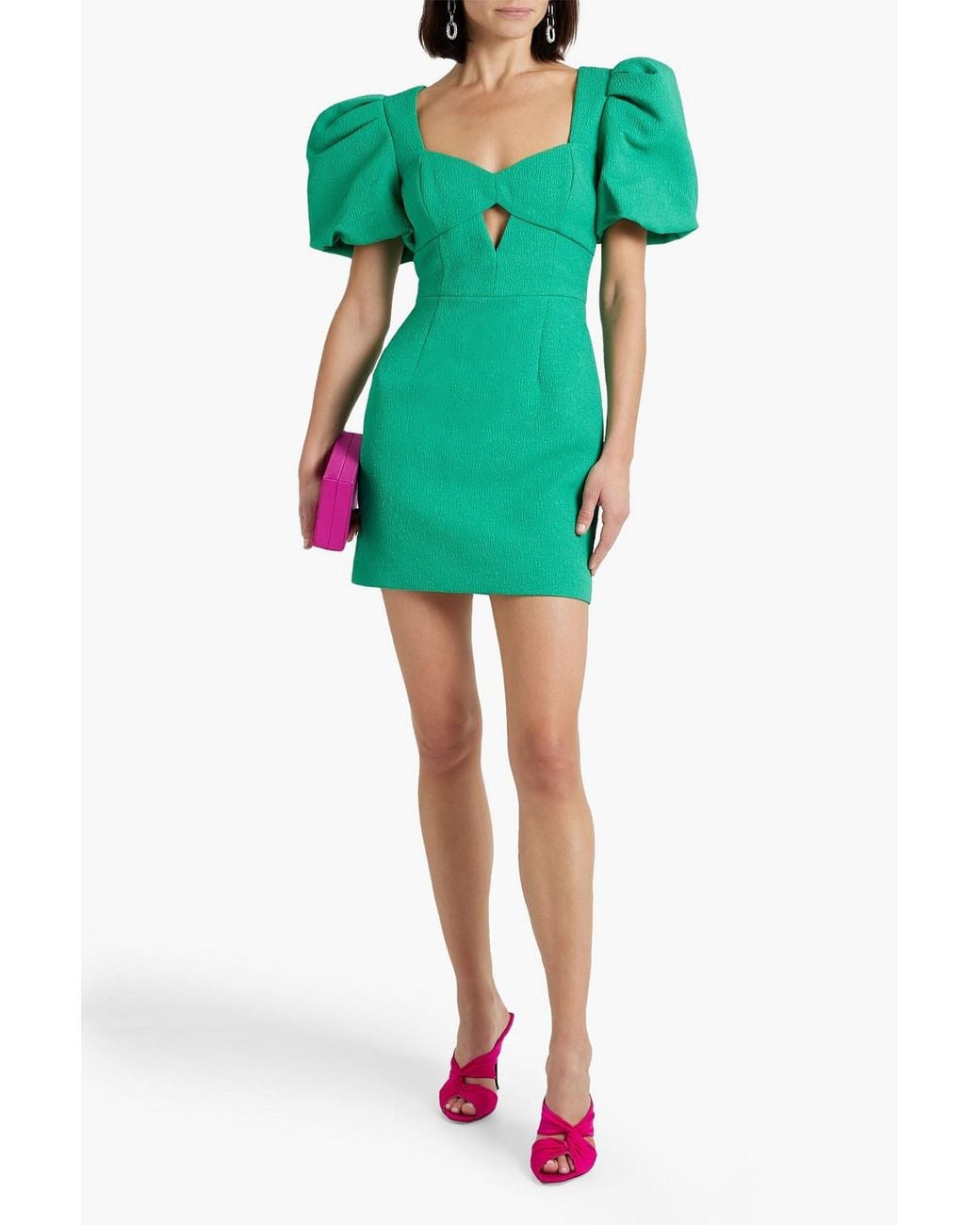 green emerald velvet dress Lalisa Midi Dress – Rebecca Vallance