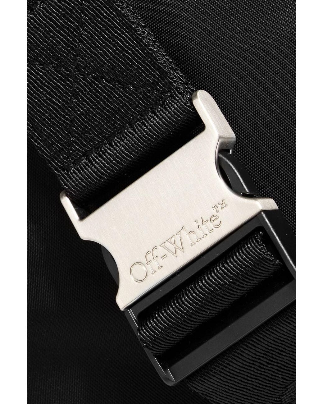 Off-White c/o Virgil Abloh Black Printed Shell Backpack for men