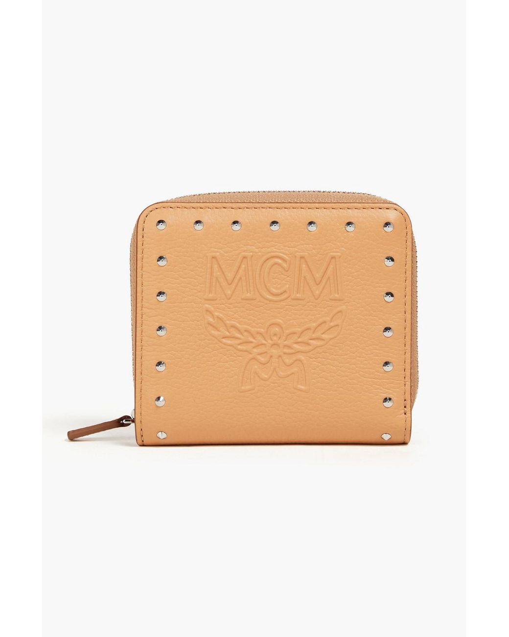 Mcm top wallet brown