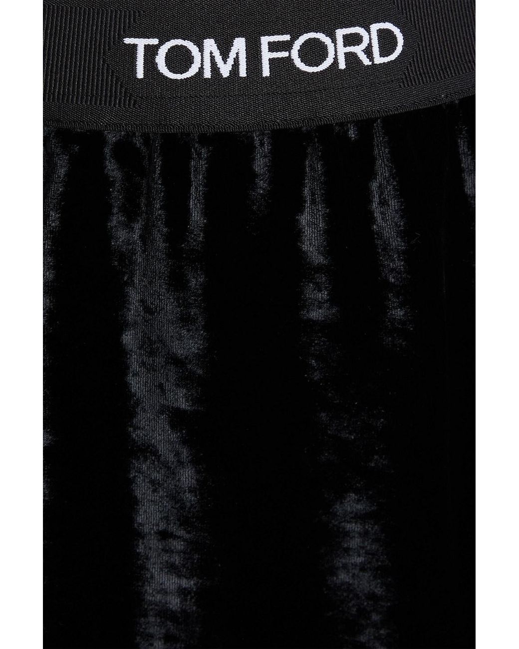 Tom Ford Black Velvet Mini Skirt