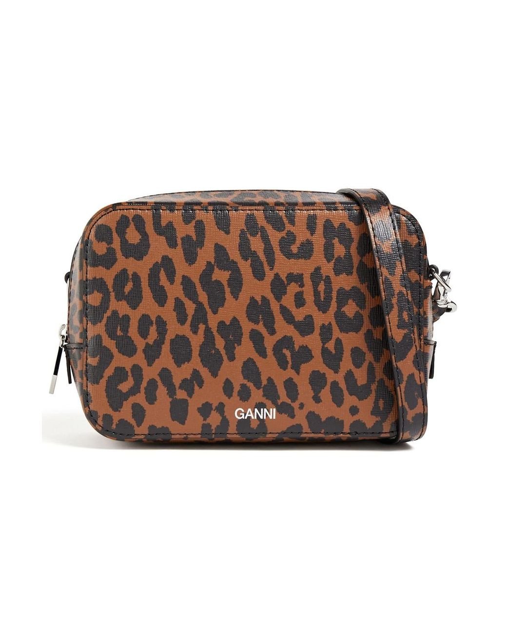 【GANNI】Bucky Camera Bag クロスボディ バッグ/ Leopard GANNI】Bucky Camera Bag クロスボディ バッグ/ Leopard