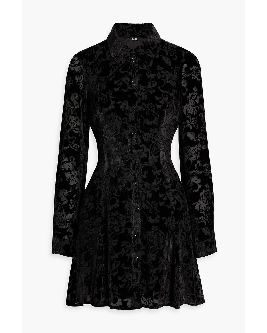 princess polly baby blue dress Black Velvet Shirt Midi Dress  Mint Velvet