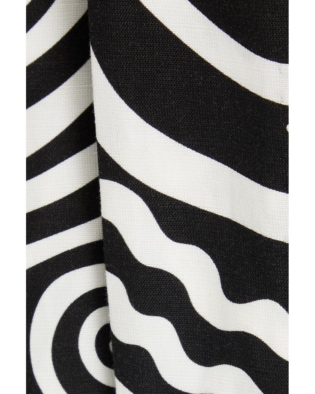 Mara Hoffman Paula Two-tone Printed Tm And Linen-blend Midi Wrap Dress in White | Lyst Mara Hoffman Paula Two-tone Printed Tm And Linen-blend Midi Wrap Dress in White | Lyst