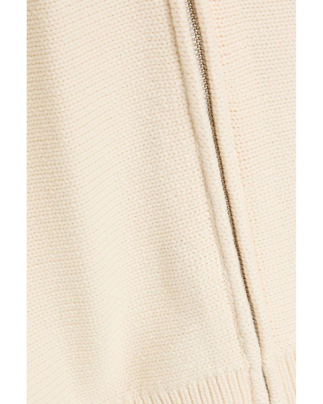 Theory Natural Cotton-Blend Zip-Up Hoodie