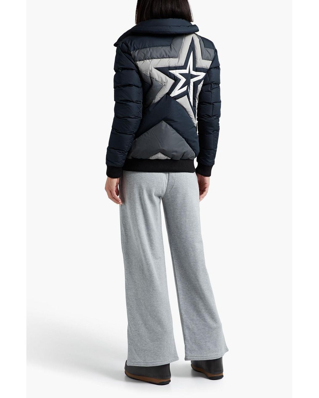 Perfect Moment Super Star Quilted Down Ski Jacket in Blue | Lyst