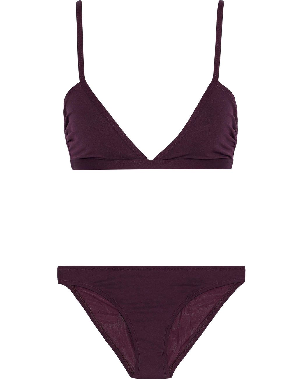 Iris & Ink Synthetic Emery Bikini Burgundy in Purple - Lyst
