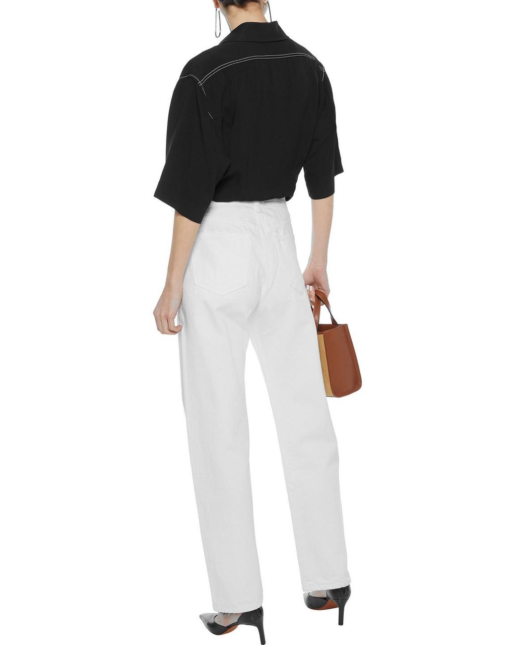 Nili Lotan Denim Archer High-rise 