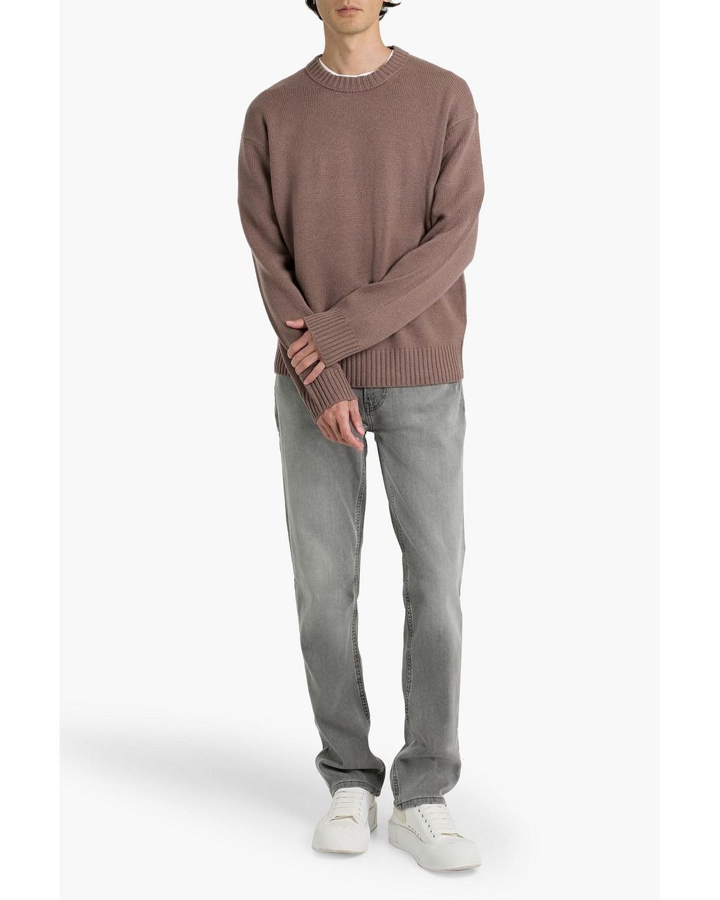 FRAME Gray Modern Straight Denim Jeans for men