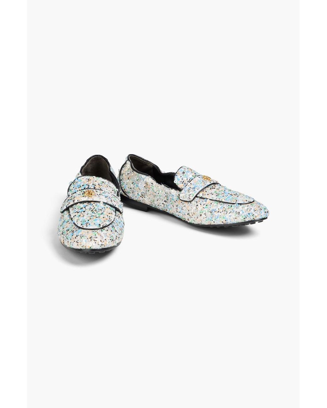 Tory Burch Multicolor Sequined Loafers