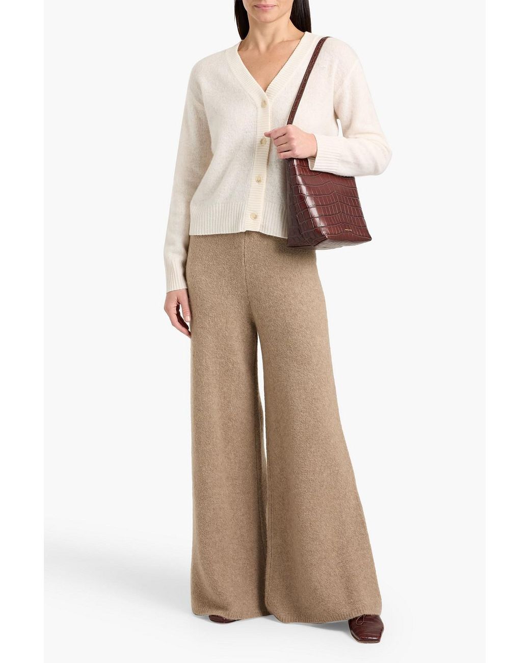 NAADAM White Cashmere Cardigan