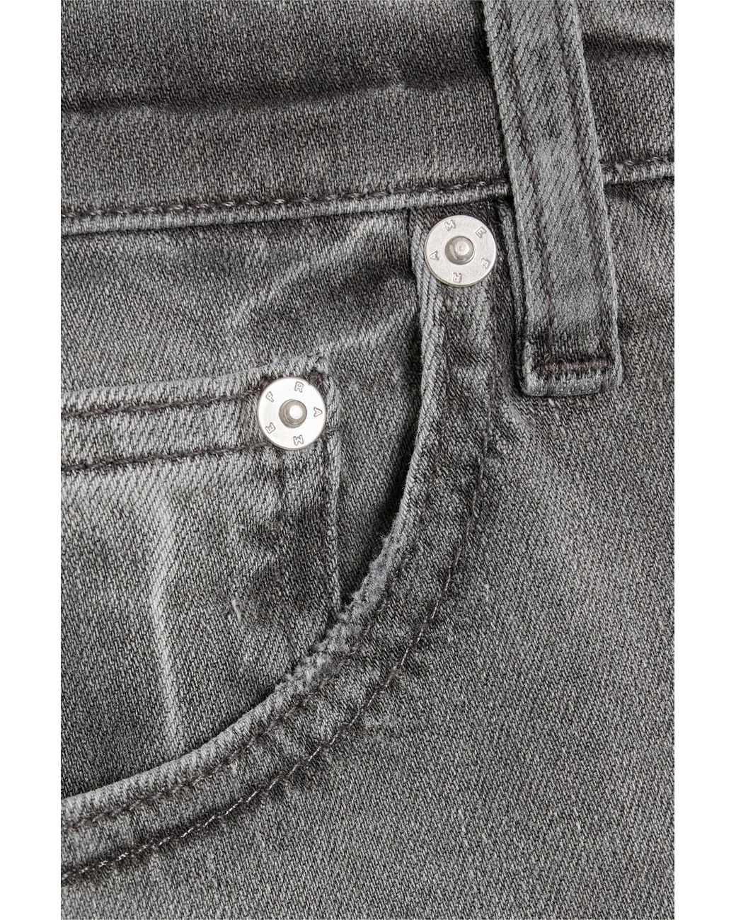 FRAME Gray Modern Straight Denim Jeans for men