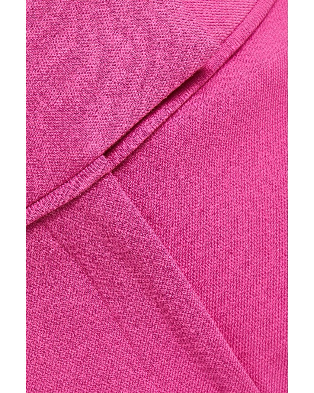 Rachel Zoe Pink Cropped Twill Slim-leg Pants