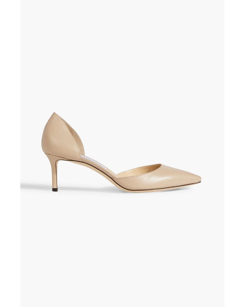Jimmy Choo Esther 60 Leather Pumps in Natural Lyst