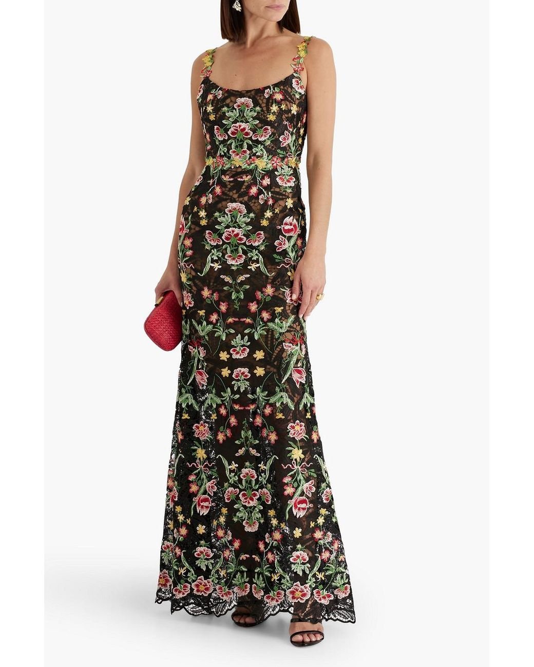 marchesa-Black-Embroidered-