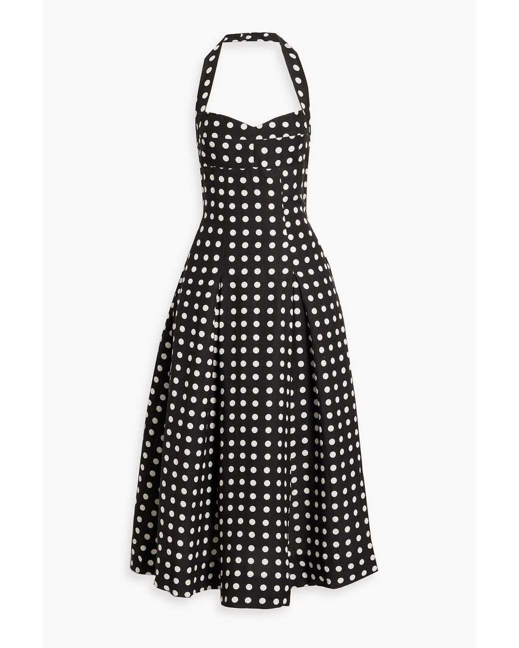 Polkadots linen dress main image 0