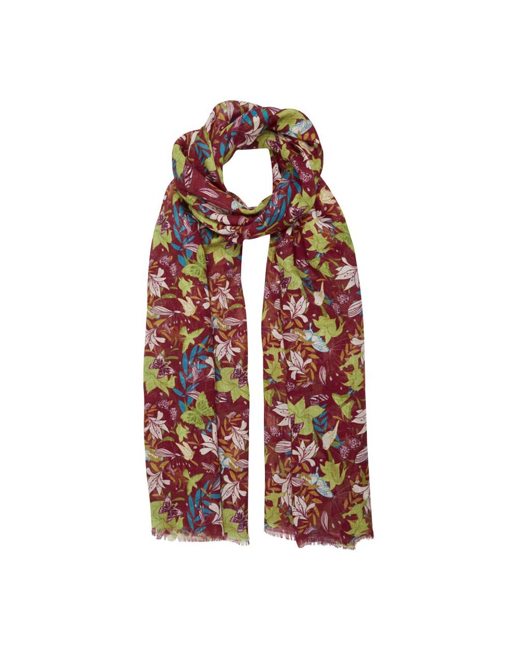 silk linen scarf