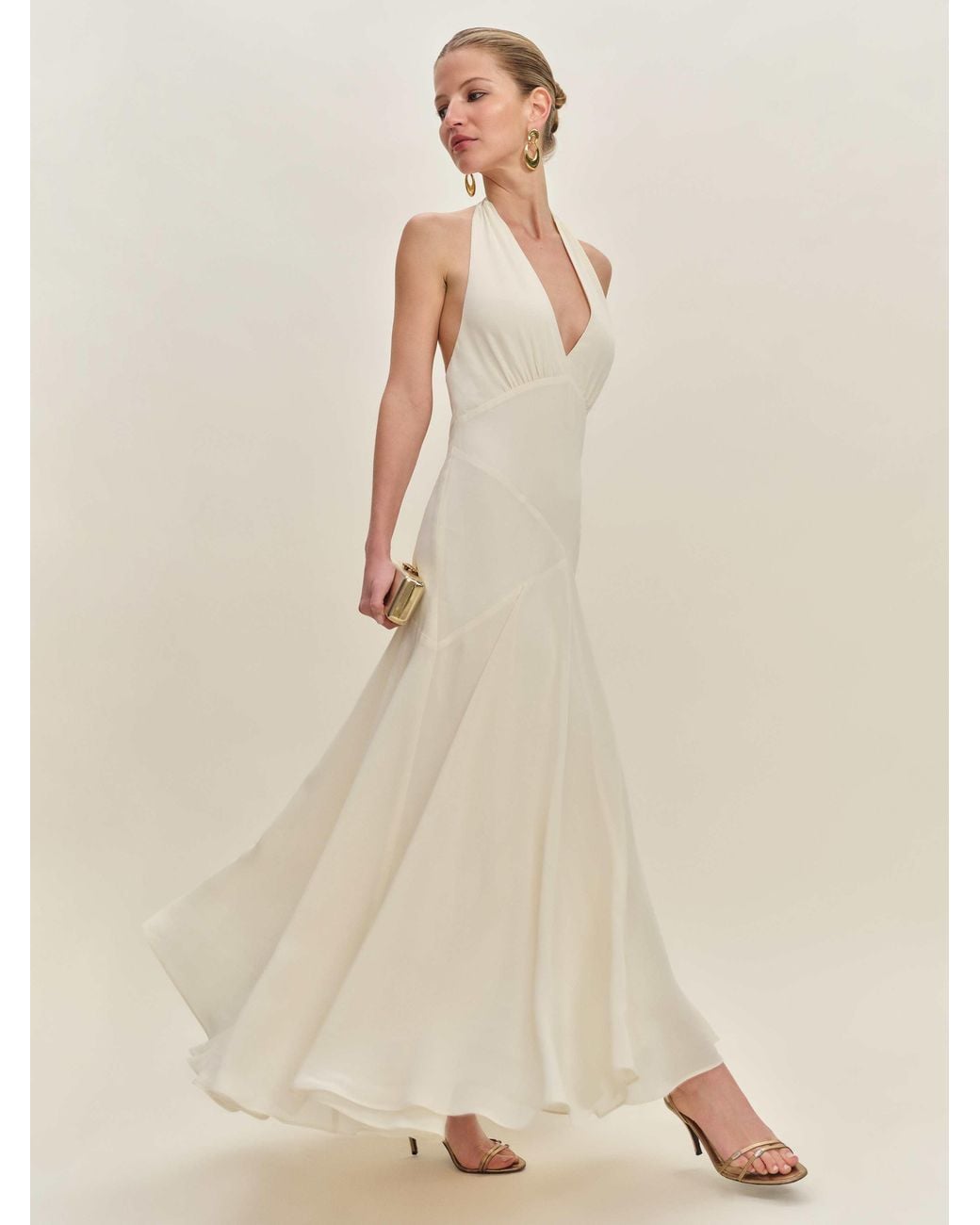 Reformation Natural Briony Dress 10