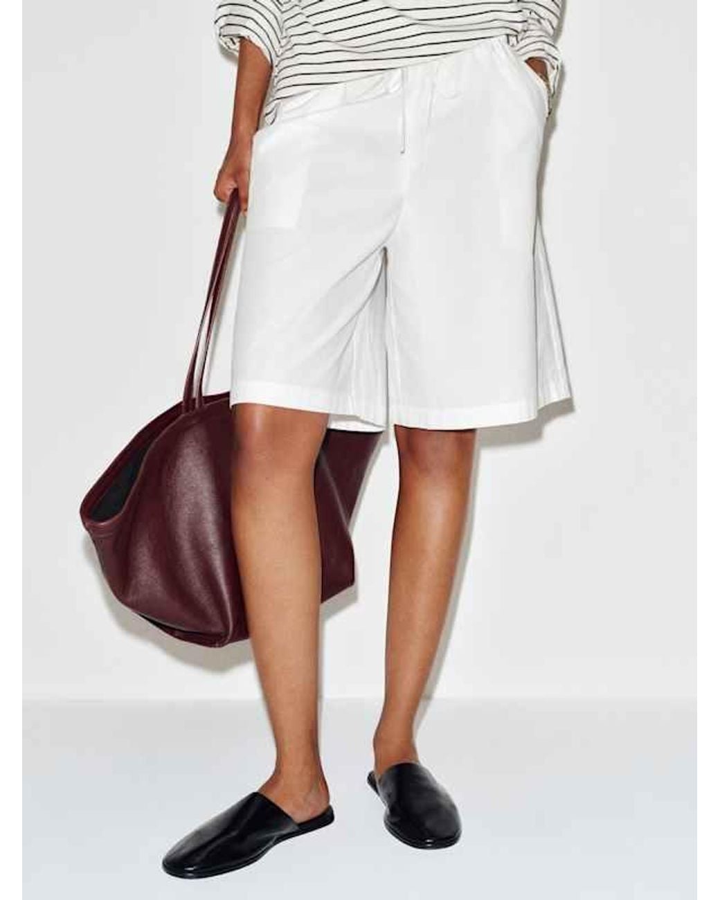 Reformation White Sandy Short