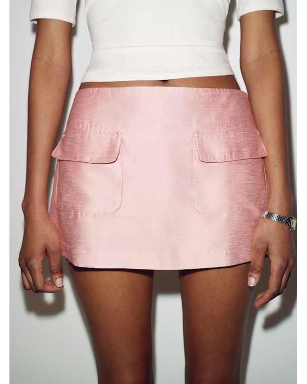 Reformation White Calloway Low Rise Skort 0