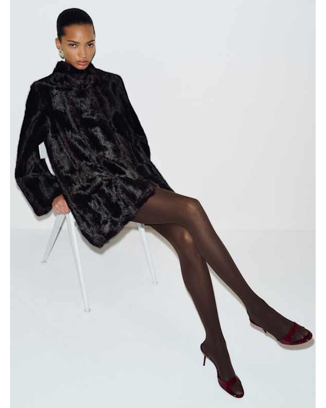Reformation Natural Olivia Premium High-Rise Tights