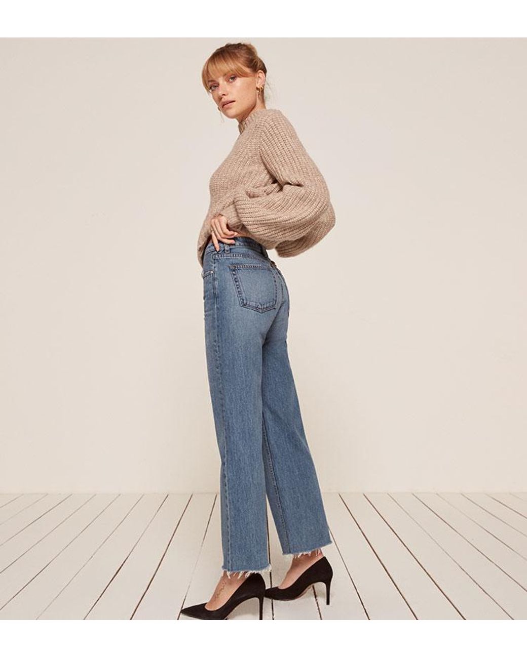 Reformation Denim Petites Fawcett Jean 