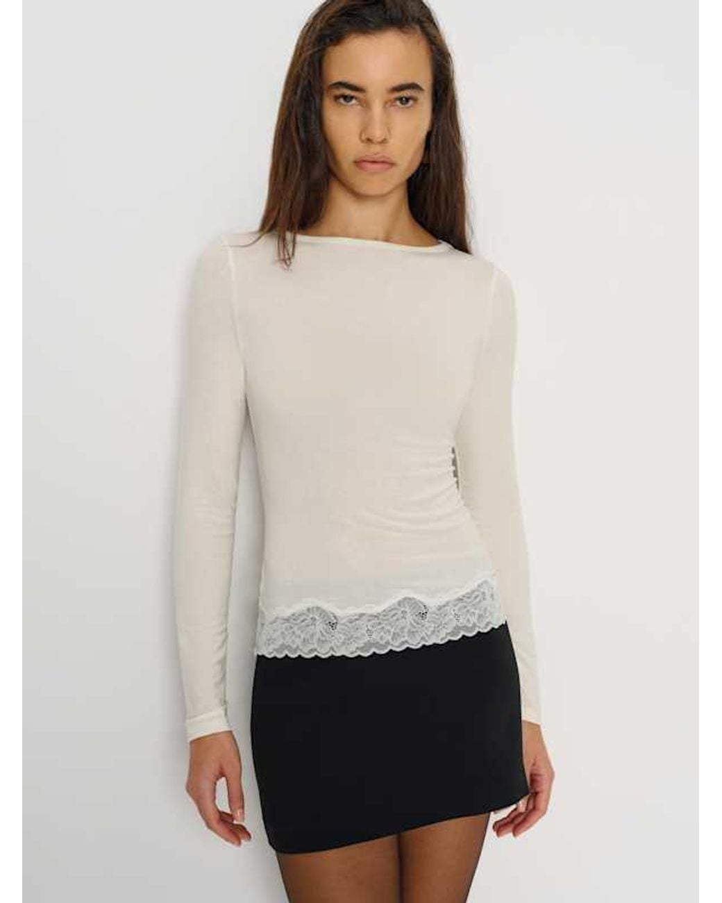 Reformation Natural Hunter Knit Top