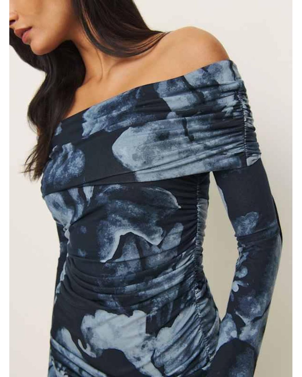 Reformation Brooks Knit Dress in Blue | Lyst