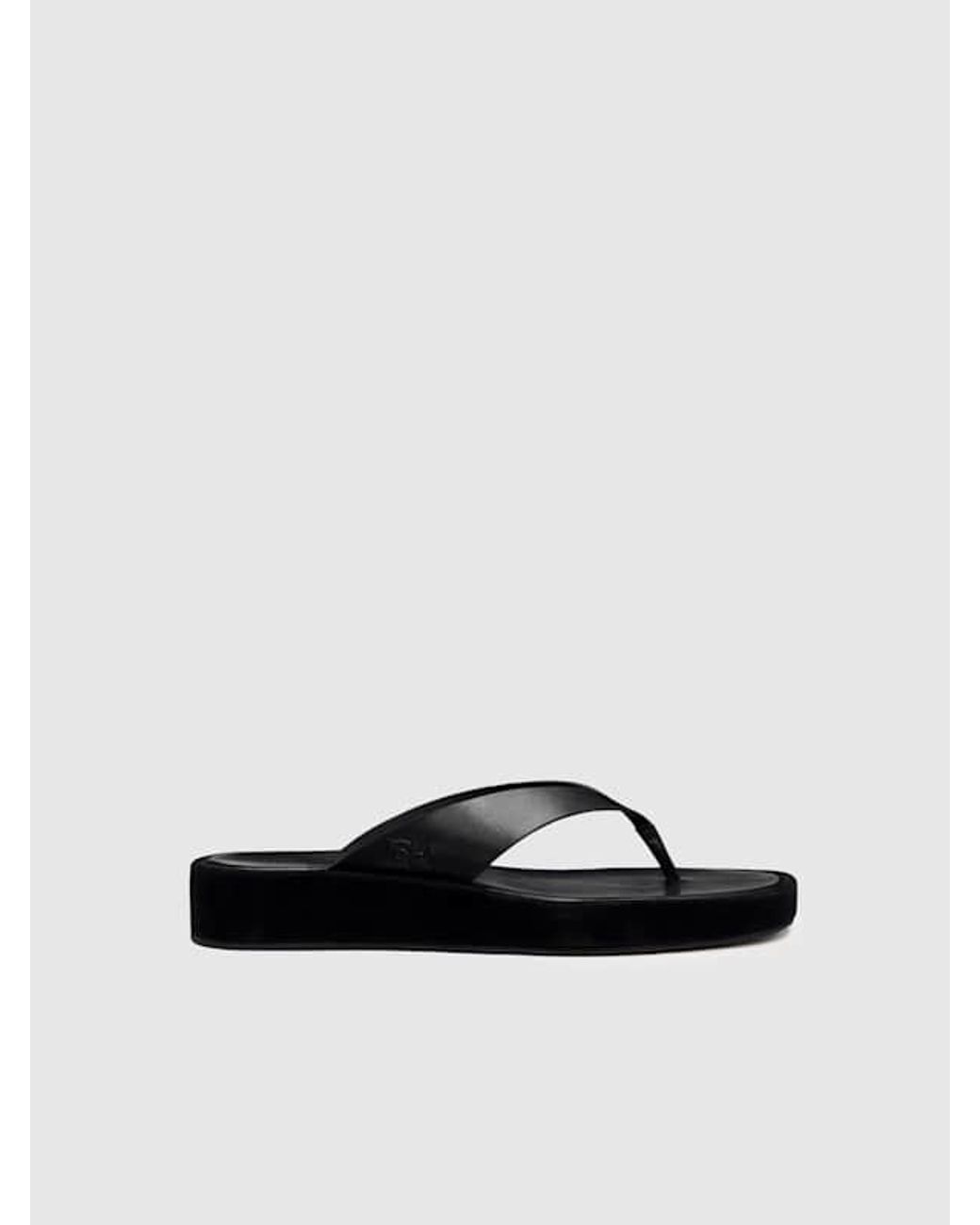 Reformation Multicolor Eden Platform Thong Suede Leather 8