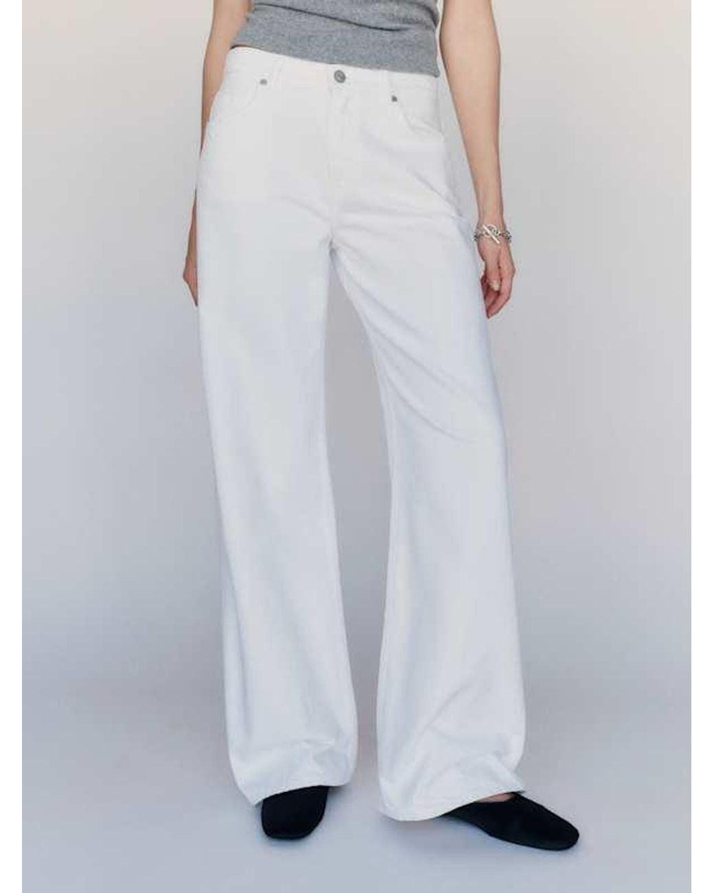 Reformation Multicolor Cary Low Rise Slouchy Wide Leg Jeans Denim