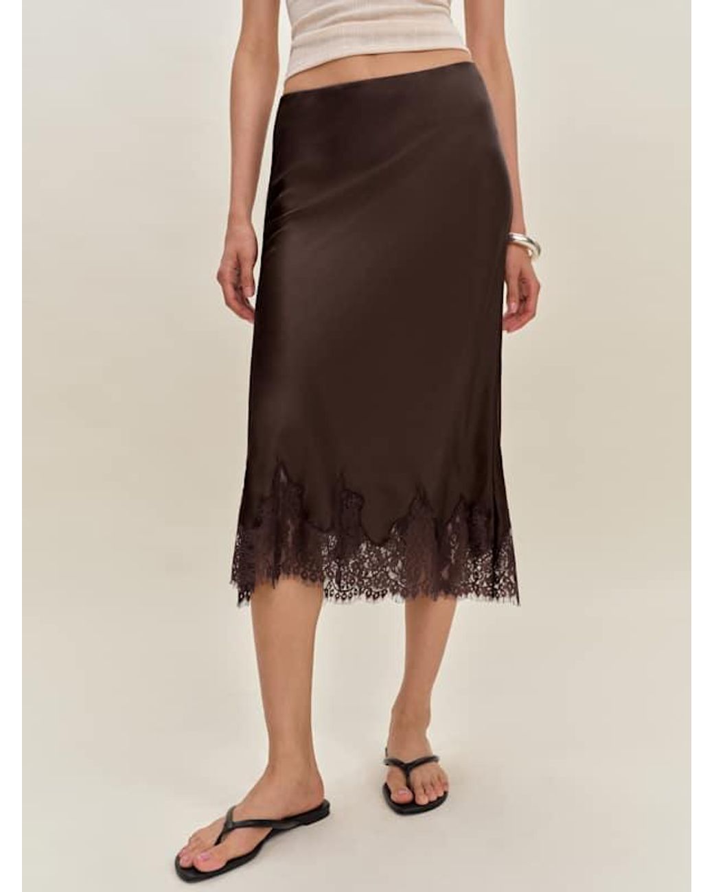 Reformation/Carolina シルク スカート Reformation Carolina Silk Skirt | Shopbop