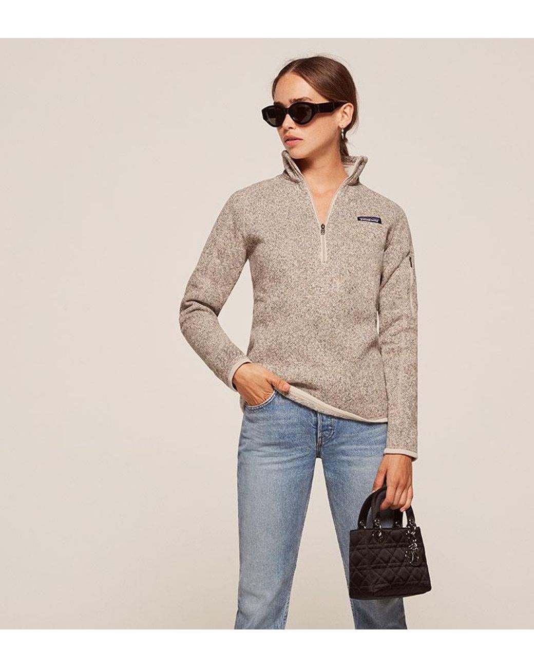 Reformation Patagonia Better Sweater 1 4 Zip Fleece Lyst Canada
