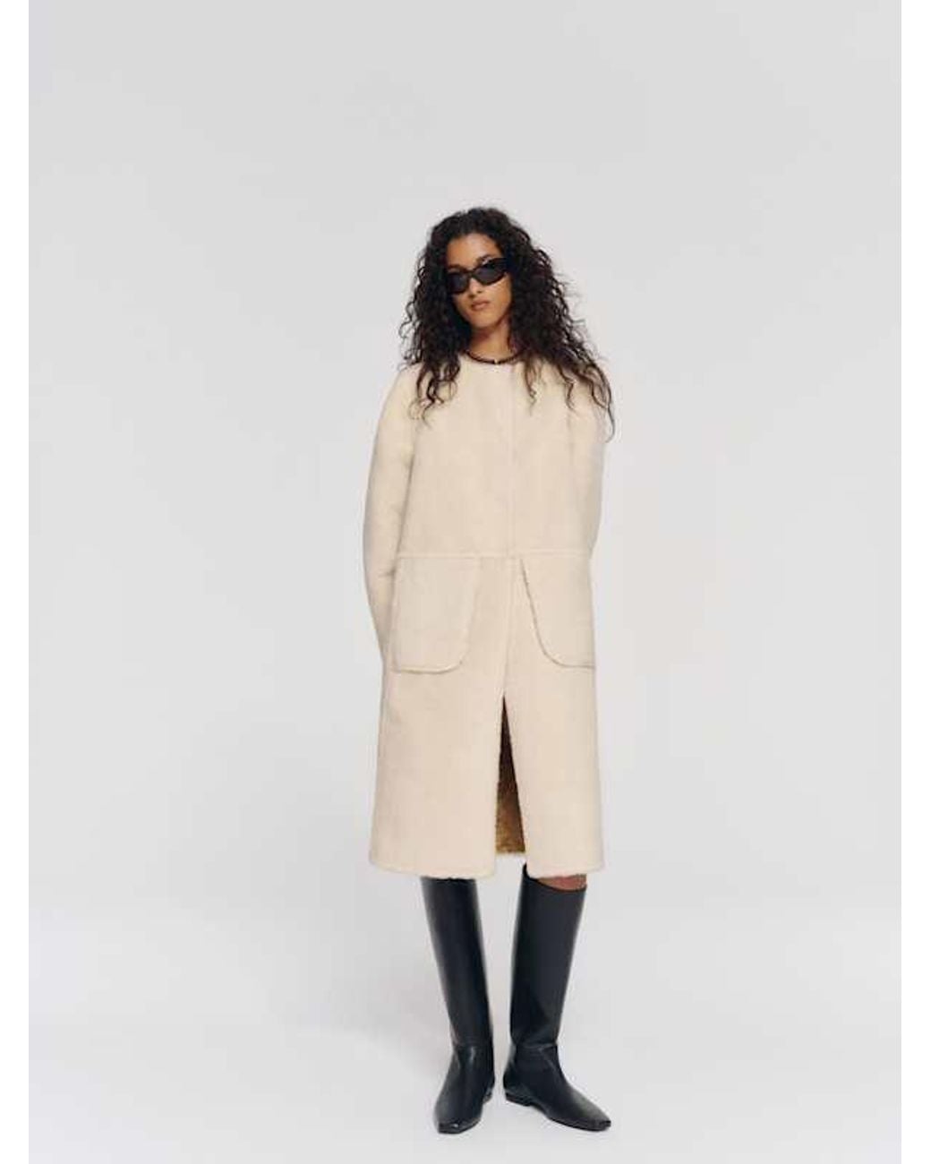 Reformation Metallic Stella Coat