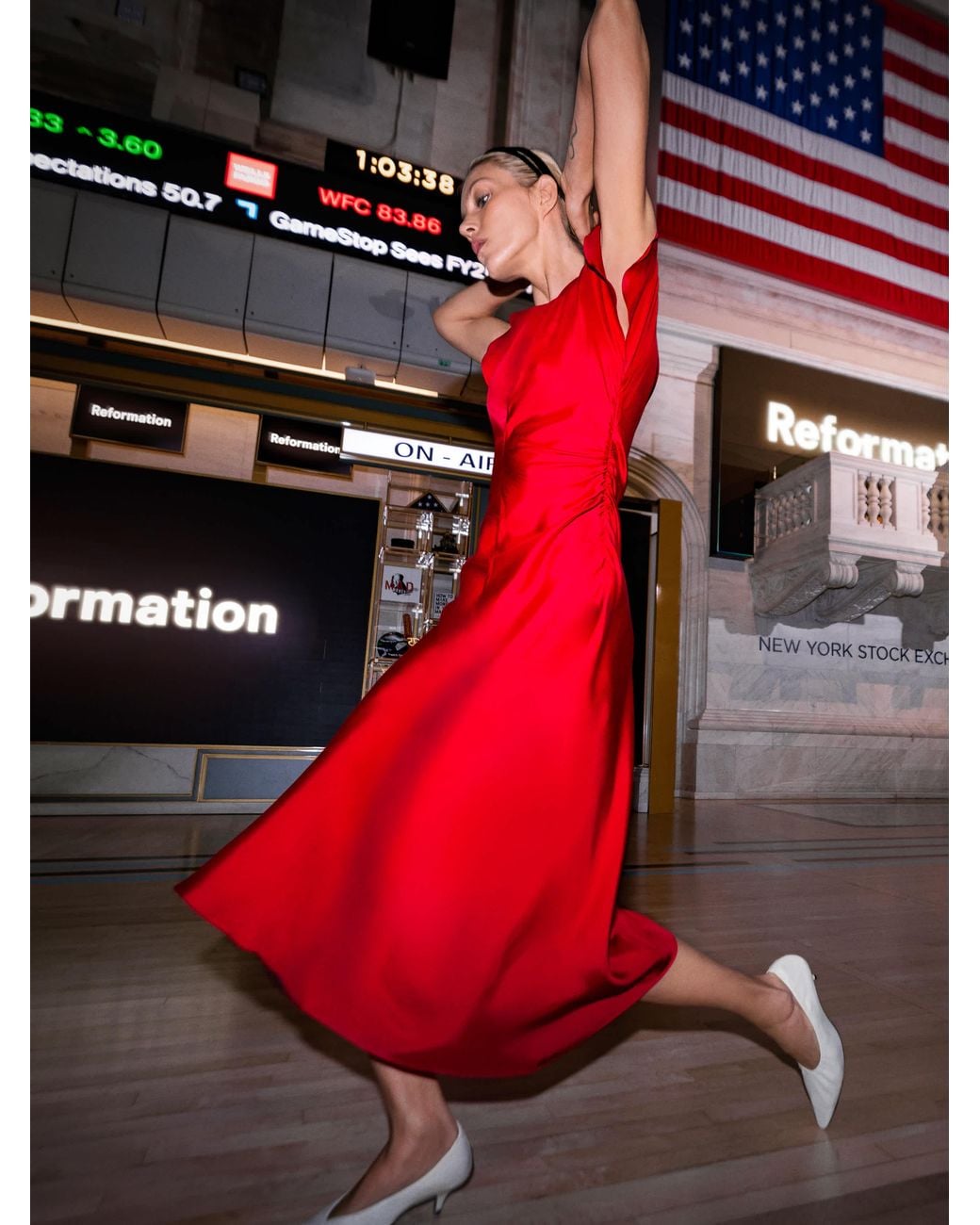 Reformation Red Tierra Dress 0