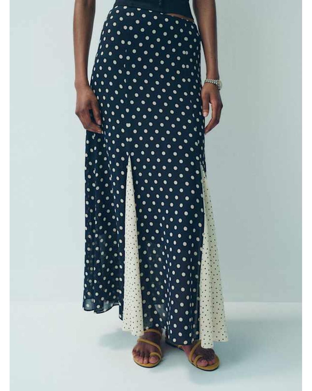 Reformation Blue Sally Skirt 0
