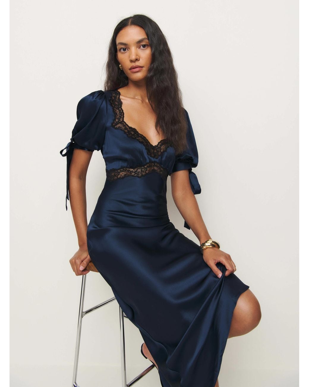 reformation blue dress Linen Dress Reformation Light Blue Dress Linen Dresses From Reformation For Your Summer Events Green