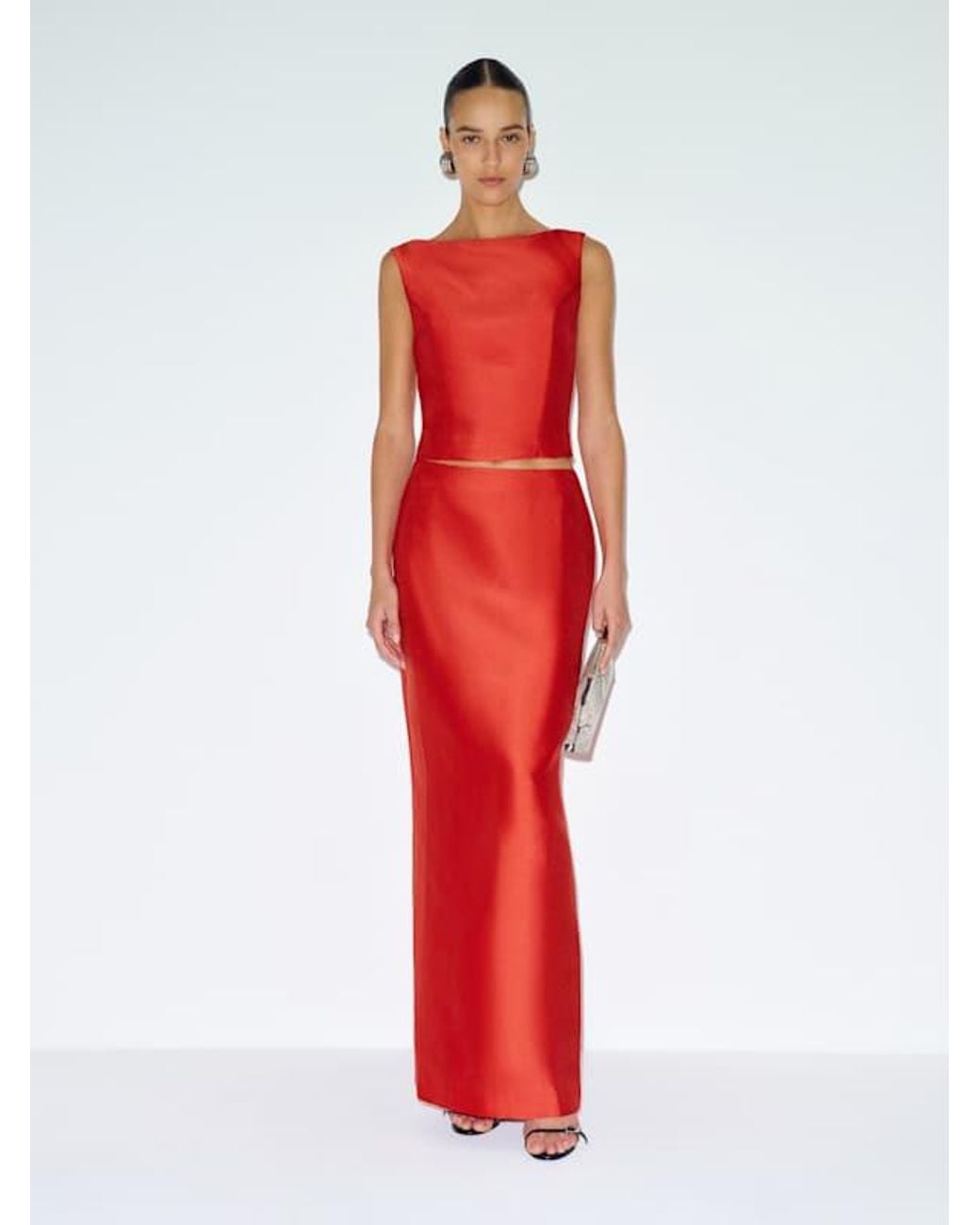 Reformation Red Melanie Two Piece Poppy 2