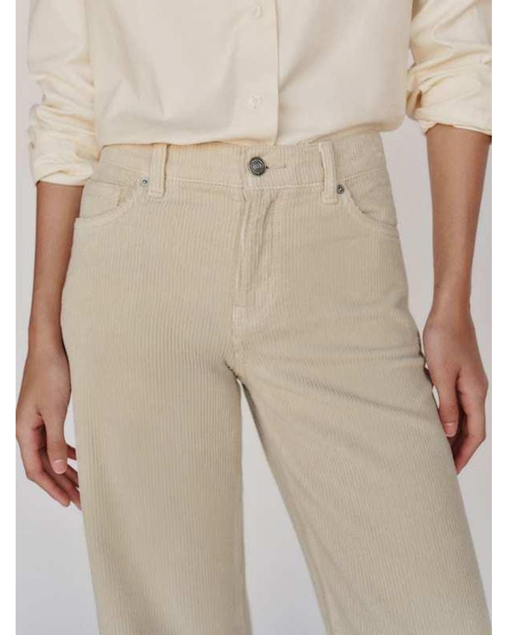 Reformation Natural Cary Low Rise Slouchy Wide Leg Jeans Denim