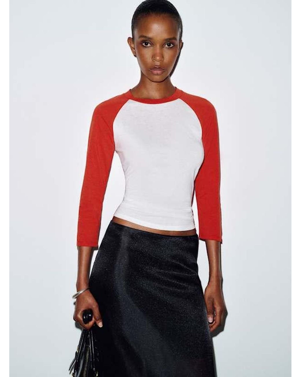 Reformation Red Noelle T-Shirt