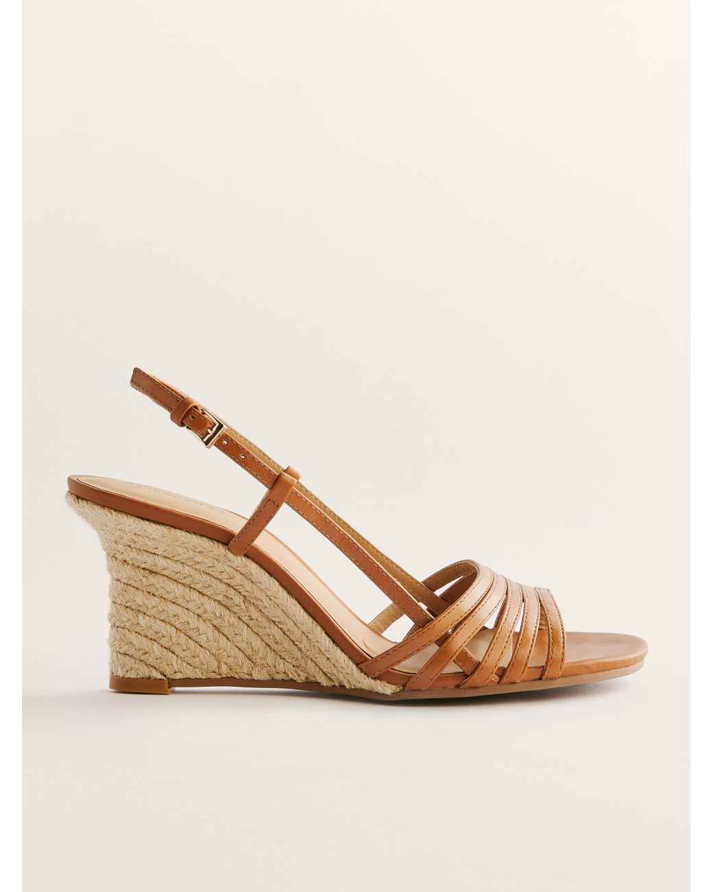 Reformation Ava Wedge Espadrille in Natural Lyst