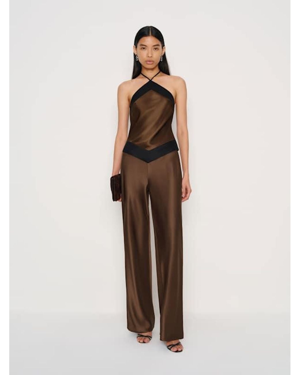 Reformation Multicolor Jillian Silk Top 6