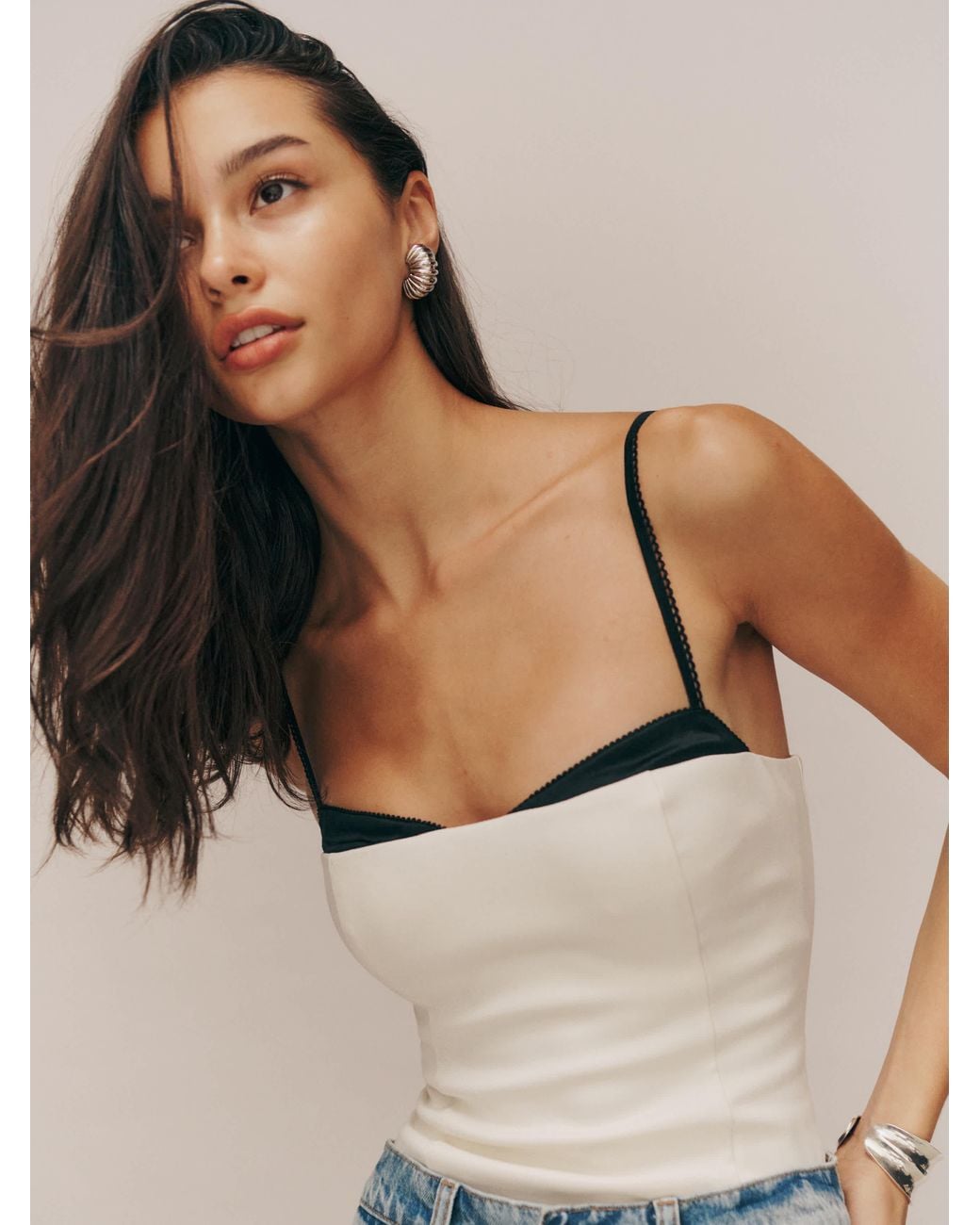 Reformation Natural Melanie Top