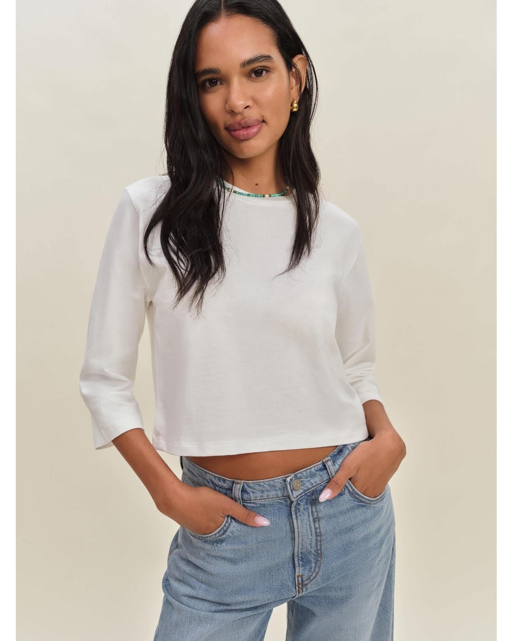 Reformation Gray Lewis T-Shirt